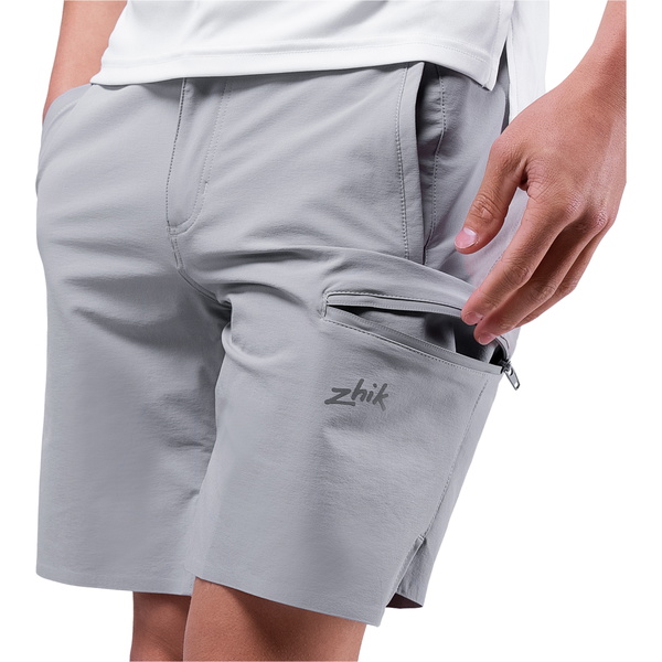 Zhik Mens Stretch Fast Dry Deck Shorts SRT-0275-M-PLT - Platinum